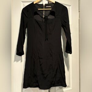 Nasty Gal Black Midi Dress